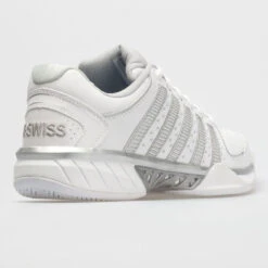 K-Swiss Hypercourt Express Leather Women's White/Silver/Glacier Gray -K-Swiss || Fila || ADIDAS Sales 113359 6