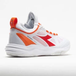 Diadora Speed Blushield Fly Clay Women's White/Fiery Red -K-Swiss || Fila || ADIDAS Sales 116606 6