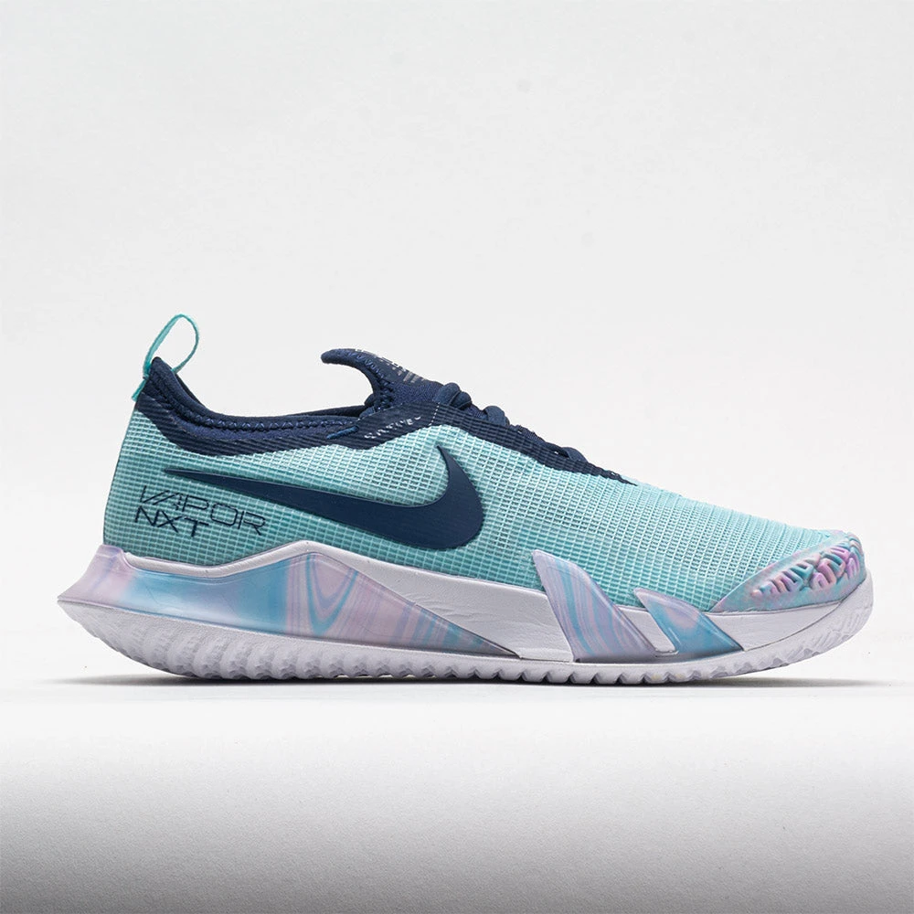 Nike React Vapor NXT Women's Glacier Ice/Midnight Navy/White 3 Nike React Vapor NXT Women's Glacier Ice/Midnight Navy/White