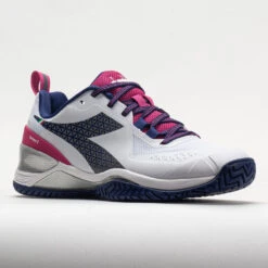 Diadora Blushield Torneo 2 AG Women's White/Blueprint/Pink Yarrow -K-Swiss || Fila || ADIDAS Sales 117021 5