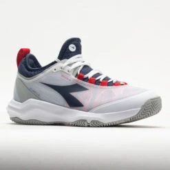 Diadora Speed Blushield Fly 4+ Clay Men's White/Blue Corsair/Fiery Red -K-Swiss || Fila || ADIDAS Sales 117032 5
