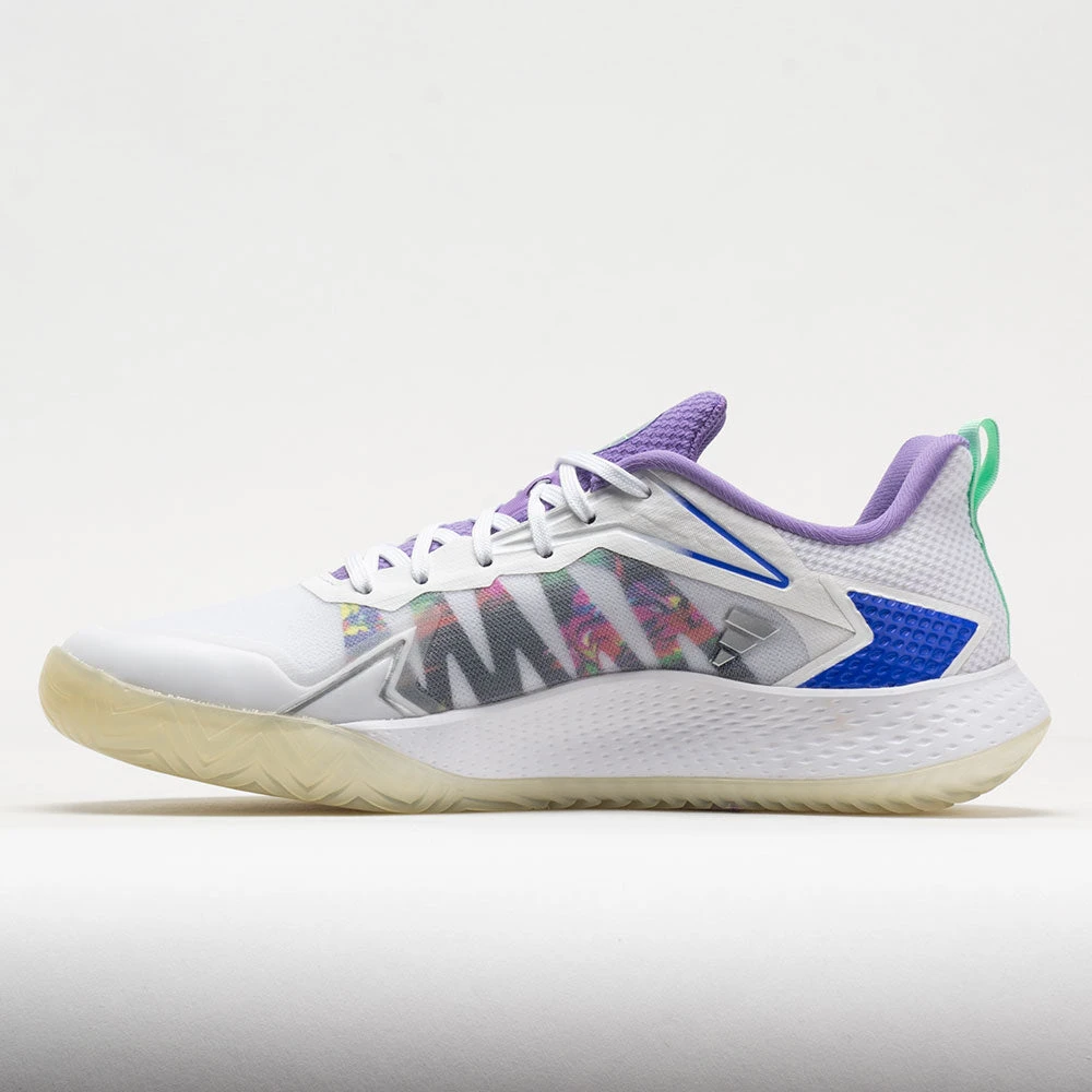 Adidas Defiant Speed Women's White/Violet Fusion/Lucid Blue 4 Adidas Defiant Speed Women's White/Violet Fusion/Lucid Blue - Image 2