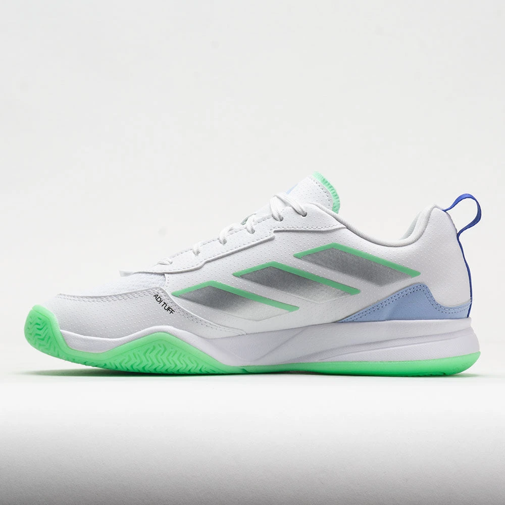 Adidas AvaFlash Women's White/Silver Metallic/Pulse Mint 4 Adidas AvaFlash Women's White/Silver Metallic/Pulse Mint - Image 2