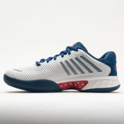 K-Swiss Hypercourt Express 2 Men's Blanc De Blanc/Blue Opal/Lollipop -K-Swiss || Fila || ADIDAS Sales 117125 1