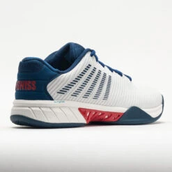 K-Swiss Hypercourt Express 2 Men's Blanc De Blanc/Blue Opal/Lollipop -K-Swiss || Fila || ADIDAS Sales 117125 6