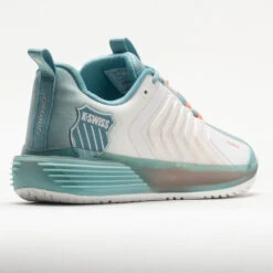 K-Swiss Ultrashot 3 Women's Blanc De Blanc/Mile Blue/Desert Flower -K-Swiss || Fila || ADIDAS Sales 117133 6