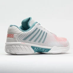K-Swiss Hypercourt Express 2 Clay Women's Blanc De Blanc/Nile Blue/Des -K-Swiss || Fila || ADIDAS Sales 117156 6