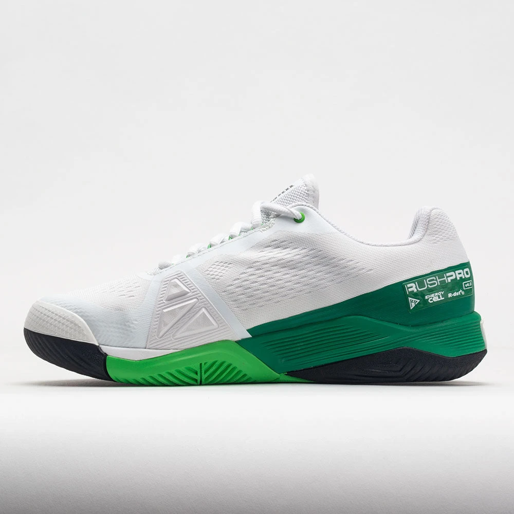 Wilson Rush Pro 4.0 Men's White/Bosphorus/Green 4 Wilson Rush Pro 4.0 Men's White/Bosphorus/Green - Image 2