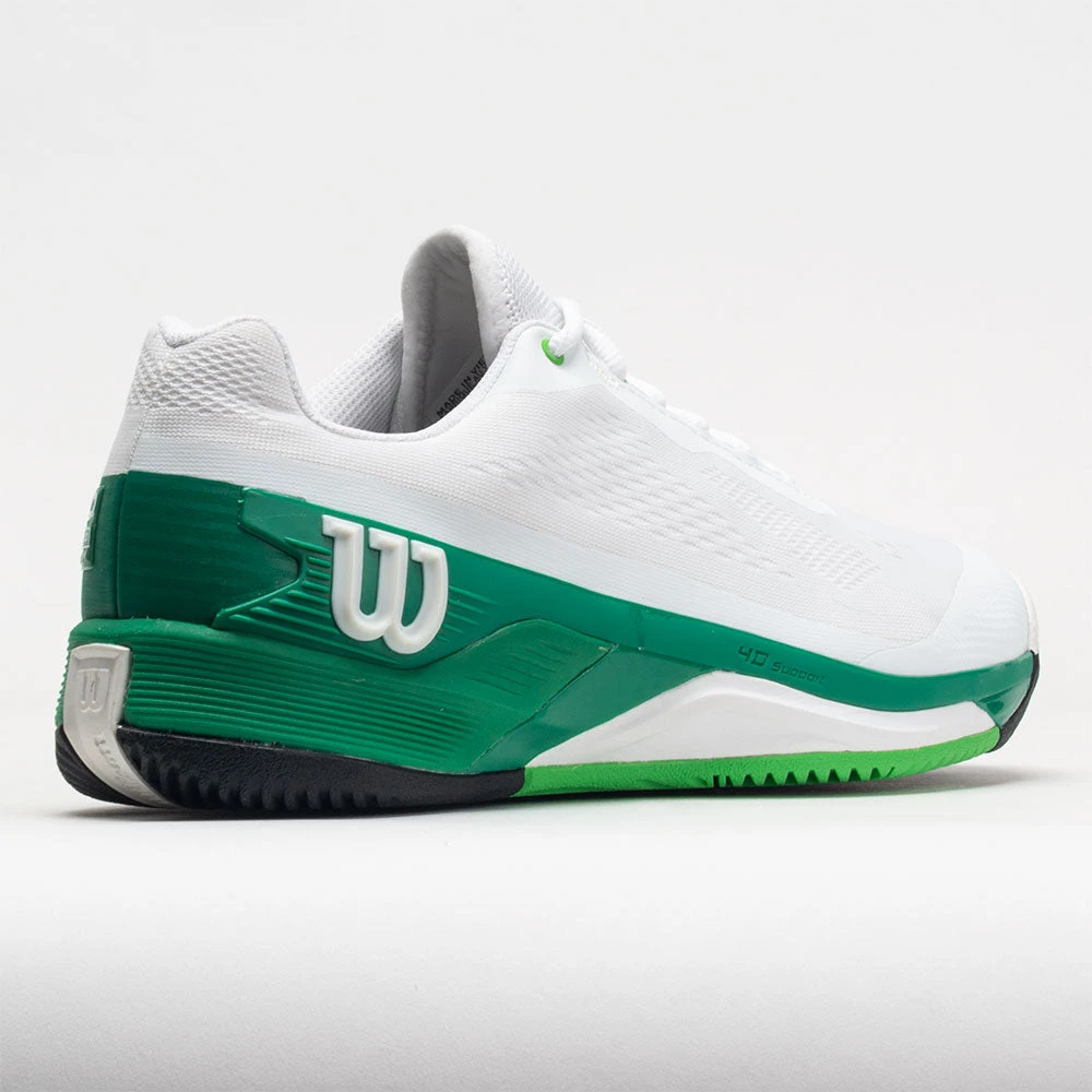 Wilson Rush Pro 4.0 Men's White/Bosphorus/Green 8 Wilson Rush Pro 4.0 Men's White/Bosphorus/Green - Image 6