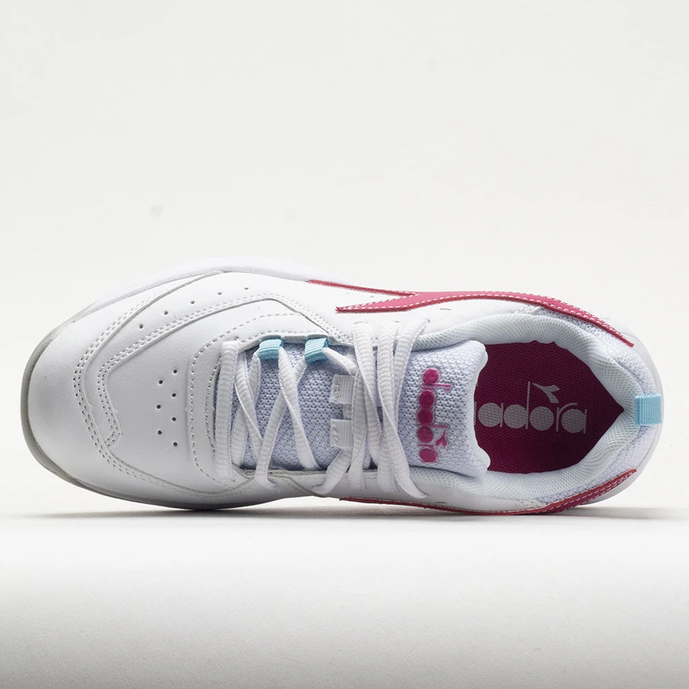Diadora Challenge 5 SL Junior White/Pinklady 5 Diadora Challenge 5 SL Junior White/Pinklady - Image 3