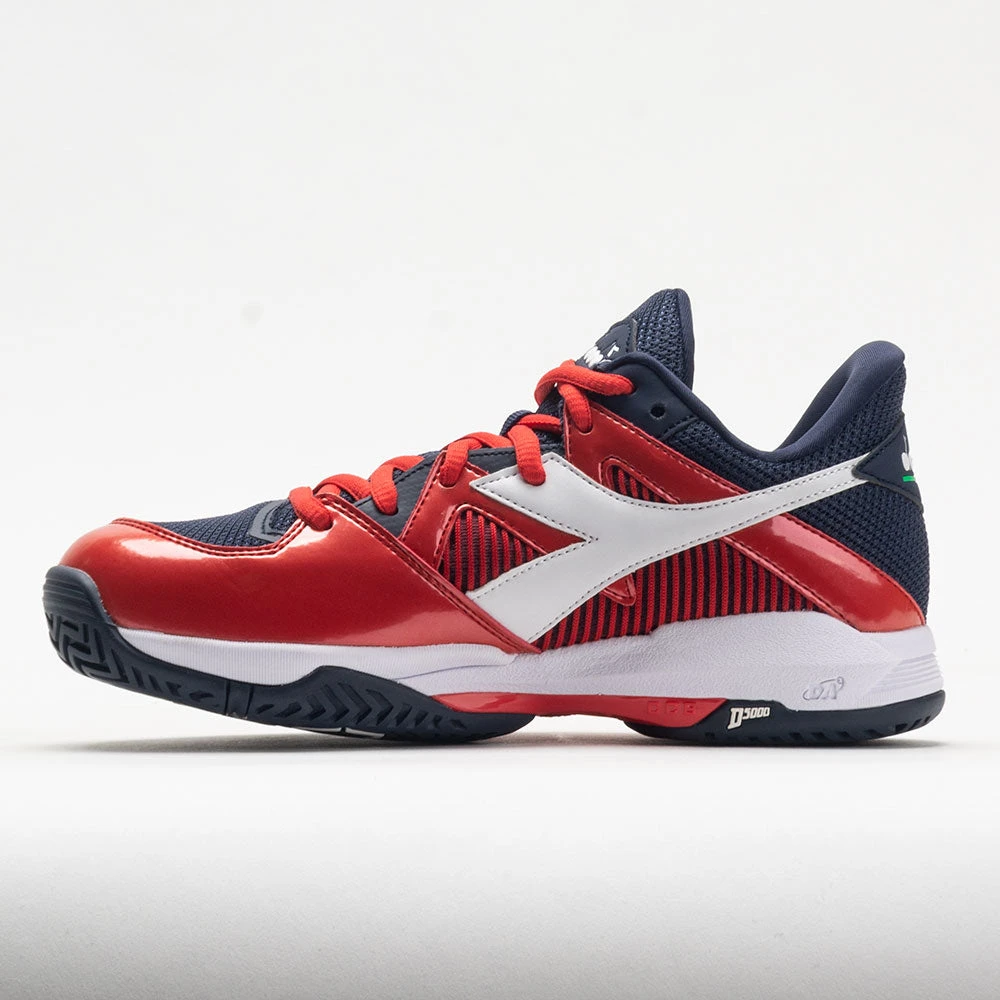 Diadora B.Icon 2 Junior Blue Corsair/White/Fiery Red 4 Diadora B.Icon 2 Junior Blue Corsair/White/Fiery Red - Image 2
