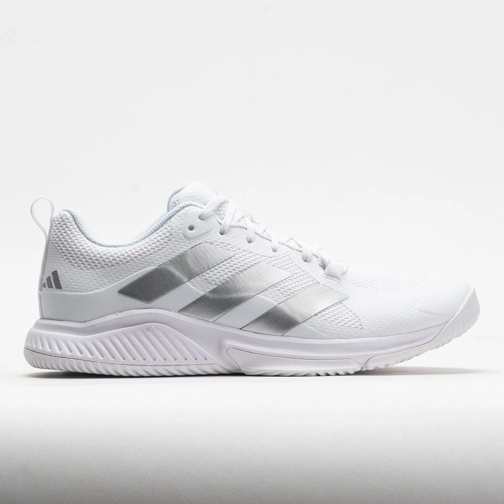 Adidas Court Team Bounce 2.0 Women's White/Silver Metallic/Grey 3 Adidas Court Team Bounce 2.0 Women's White/Silver Metallic/Grey