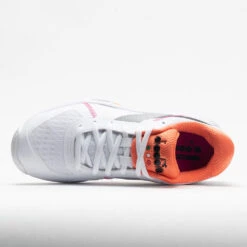 Diadora Trofeo AG Pickleball Women's White/Black/Vermillion Orange -K-Swiss || Fila || ADIDAS Sales 370024 2