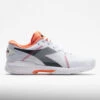 Diadora Trofeo AG Pickleball Women's White/Black/Vermillion Orange -K-Swiss || Fila || ADIDAS Sales 370024 3