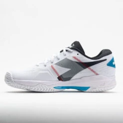 Diadora Trofeo AG Pickleball Men's White/Black/Blue Jewel -K-Swiss || Fila || ADIDAS Sales 370025 1