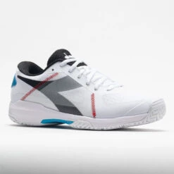 Diadora Trofeo AG Pickleball Men's White/Black/Blue Jewel -K-Swiss || Fila || ADIDAS Sales 370025 5