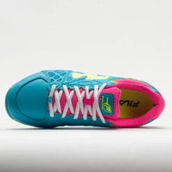 Fila Double Bounce 3 Women's Scuba Blue/White/Safety Yellow -K-Swiss || Fila || ADIDAS Sales 370041 2