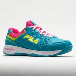 Fila Double Bounce 3 Women's Scuba Blue/White/Safety Yellow -K-Swiss || Fila || ADIDAS Sales 370041 5