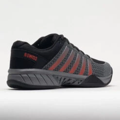 K-Swiss Express Light Pickleball Men's Steel Gray/Jet Black/Orange -K-Swiss || Fila || ADIDAS Sales 370084 6